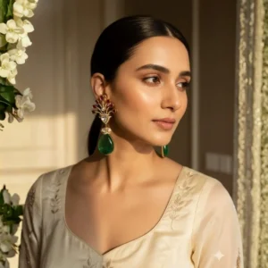 Emerald-Ruby-Drops-Earrings