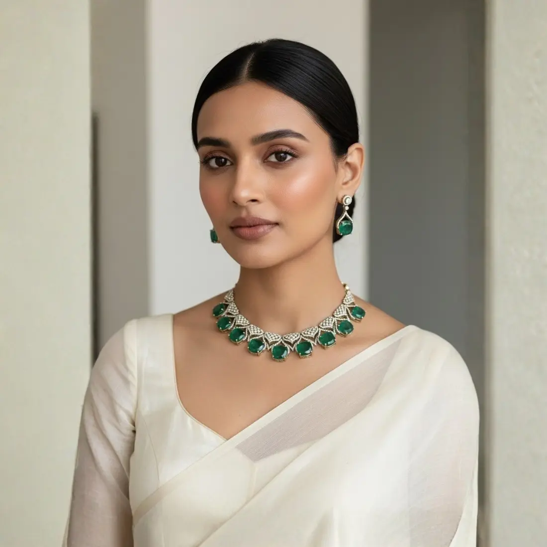 Green Timeless Necklace Set