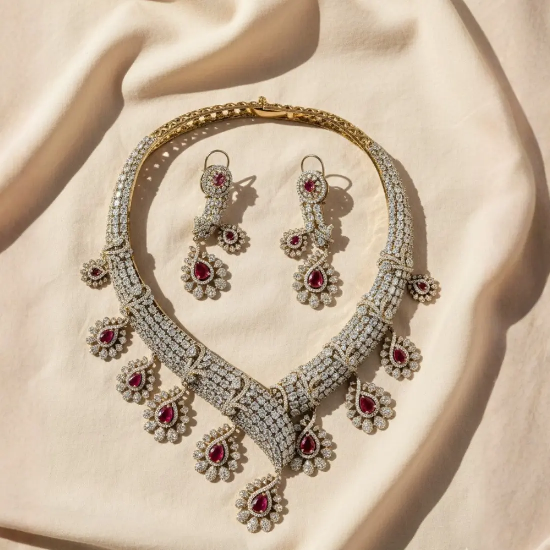 Ruby Bloom Bridal Set - Image 2