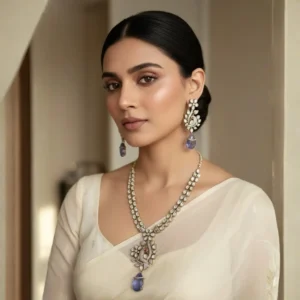 Blue Peacock Necklace