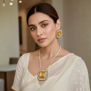 Golden Kundan Radiance Set