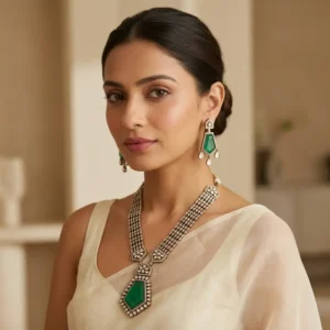 Emerald Polki Majesty Necklace