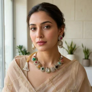 Heritage Navratna Necklace